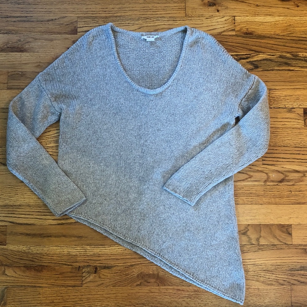Helmut Lang Alpaca Asymmetrical Sweater